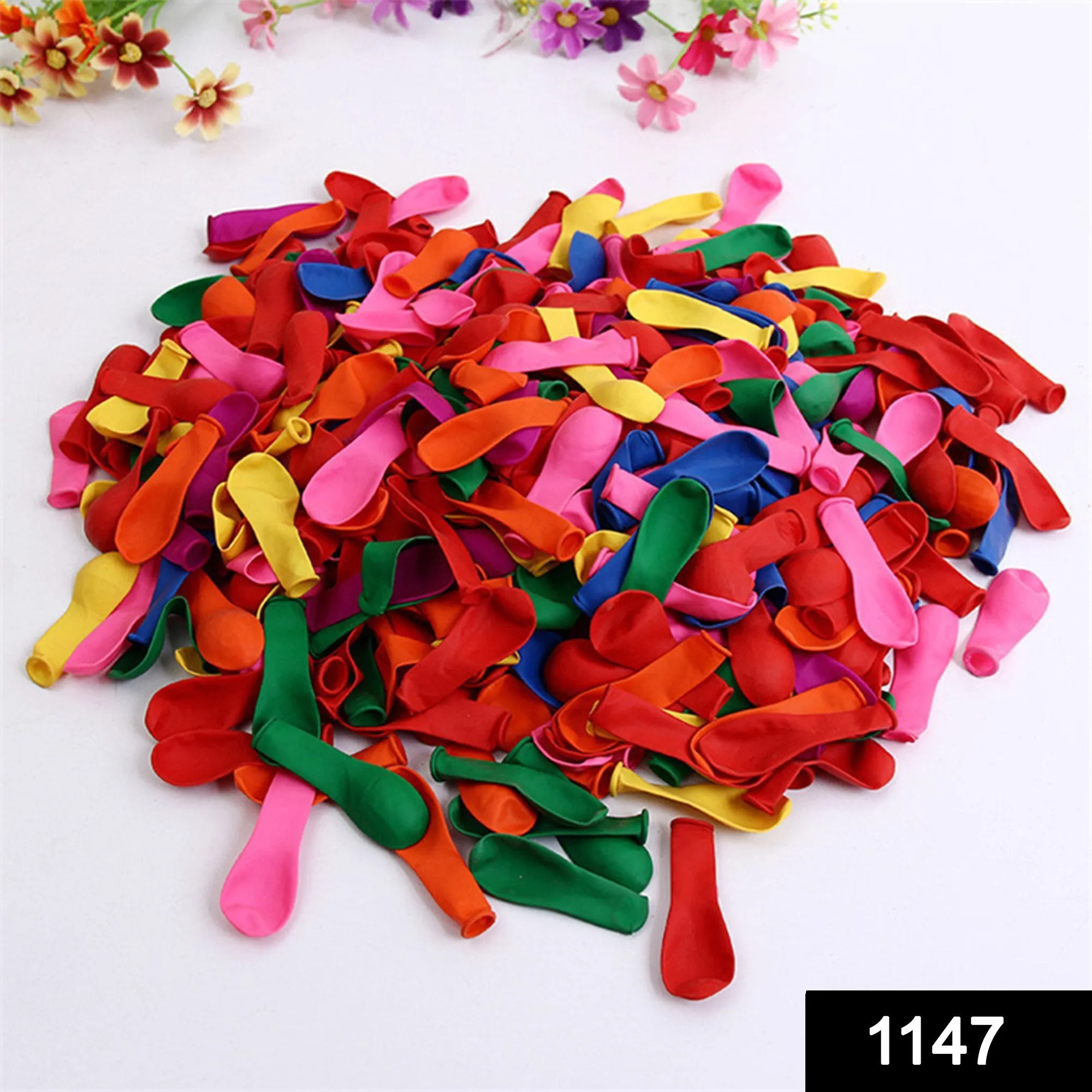 1147 Non Toxic Holi Water Balloons (Pack of 500 Balloons) (Multicolour)