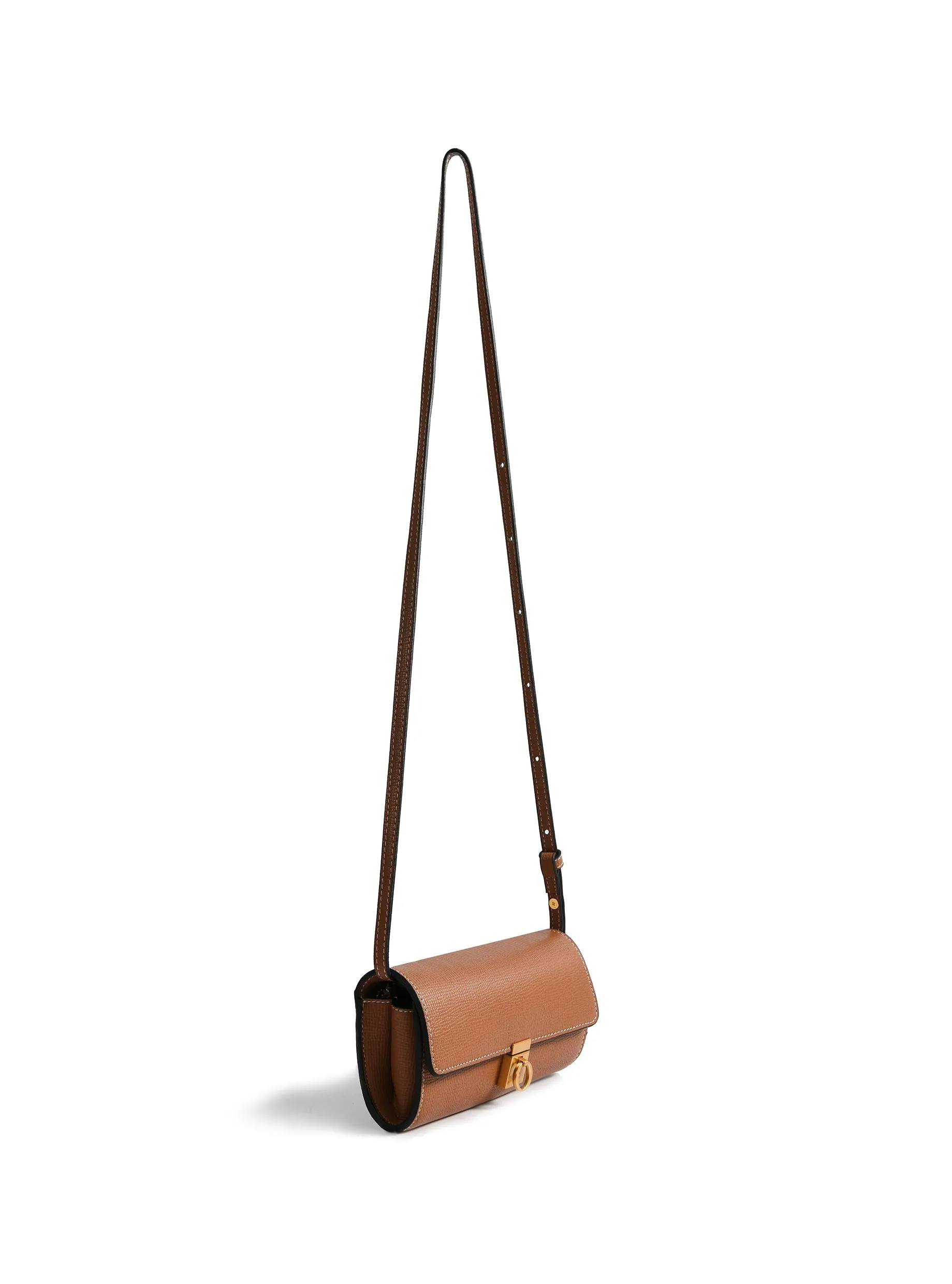 3-way Convertible Belt Crossbody Pencil Bag, Caramel