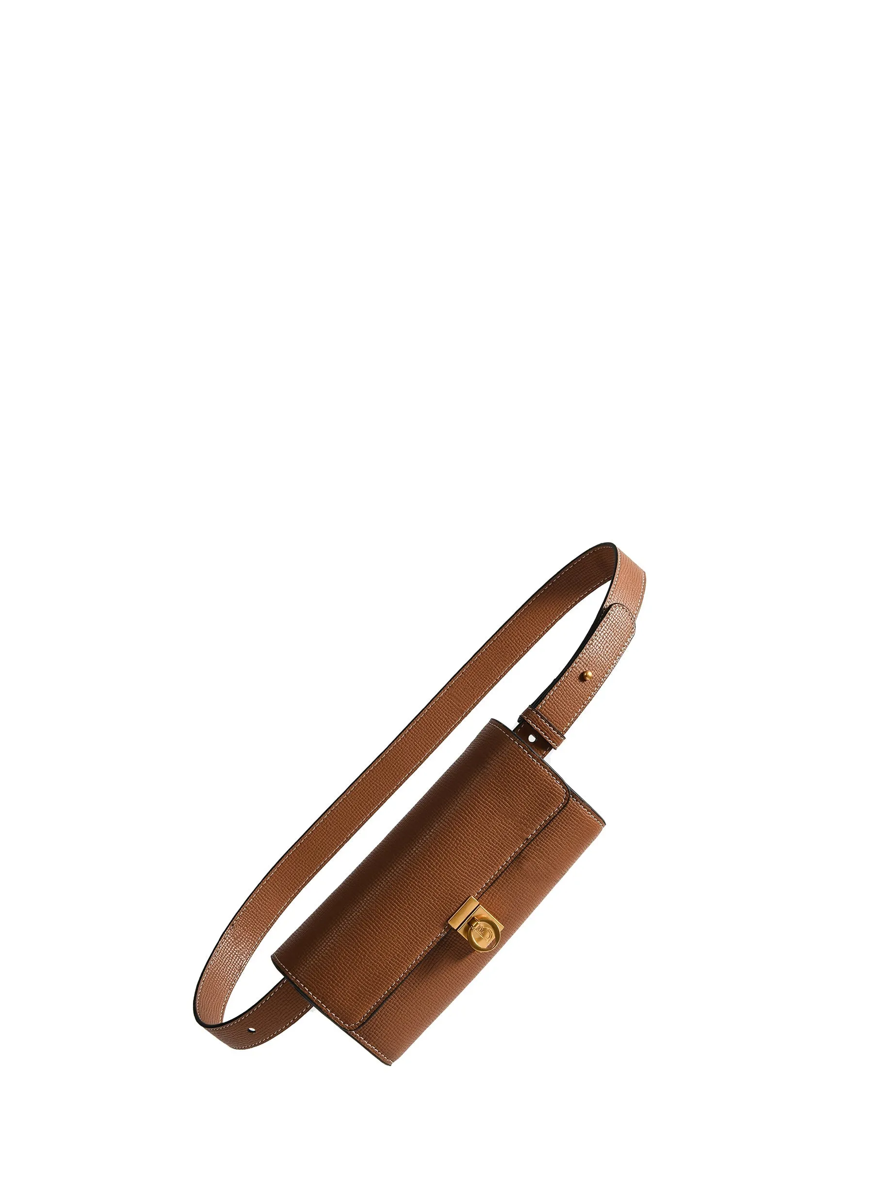 3-way Convertible Belt Crossbody Pencil Bag, Caramel