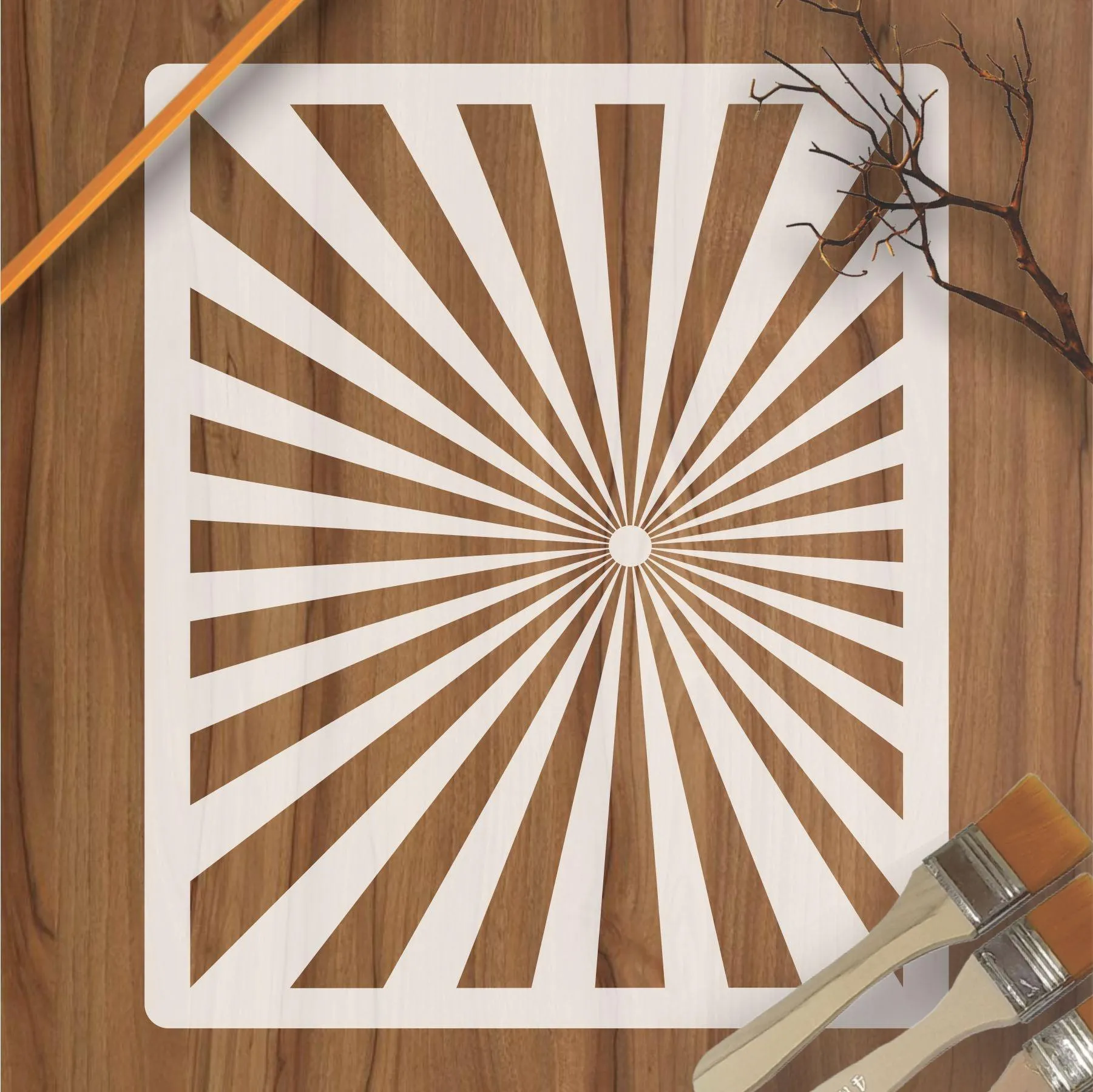 3D Pattern Reusable Stencil for Canvas and wall painting.ID#56