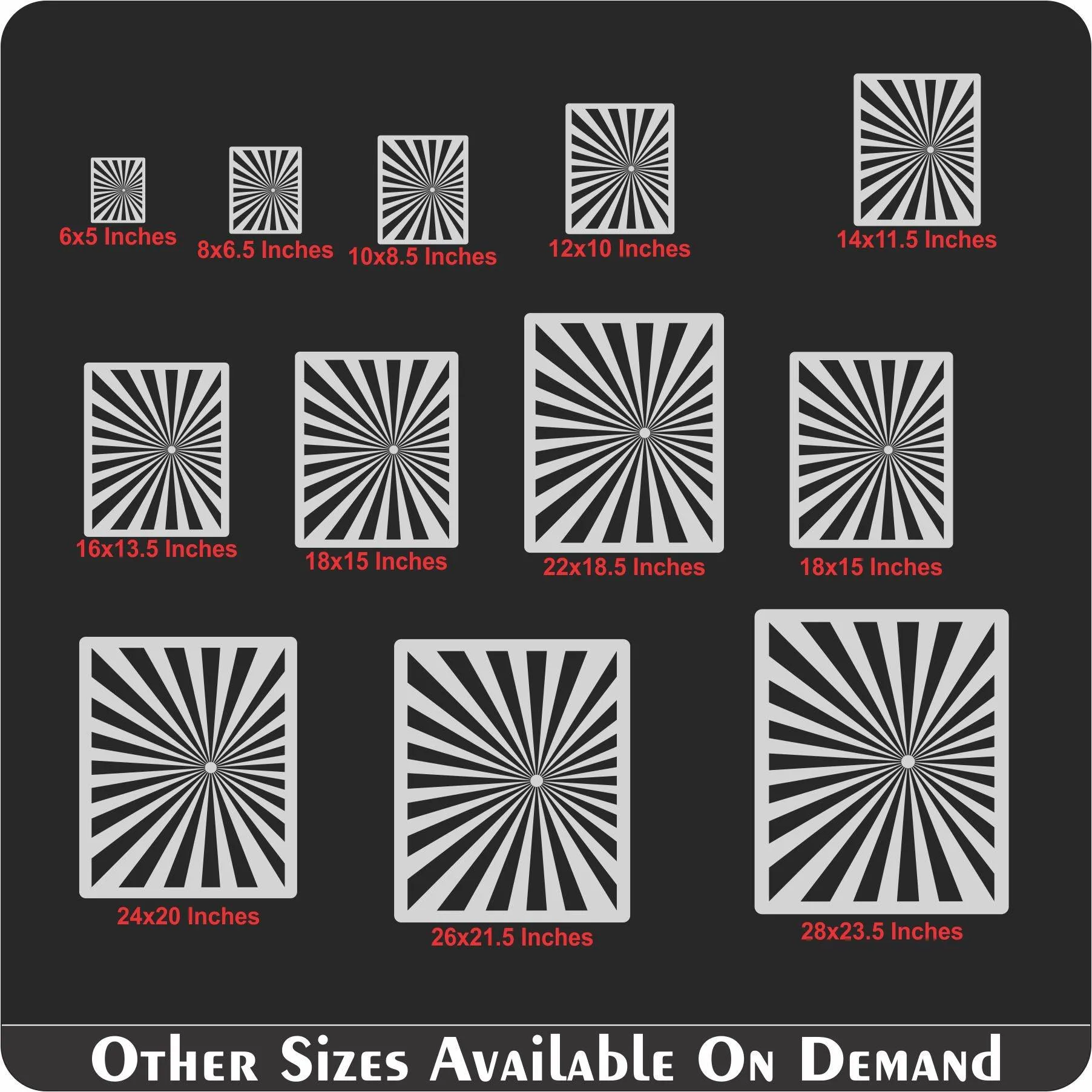 3D Pattern Reusable Stencil for Canvas and wall painting.ID#56