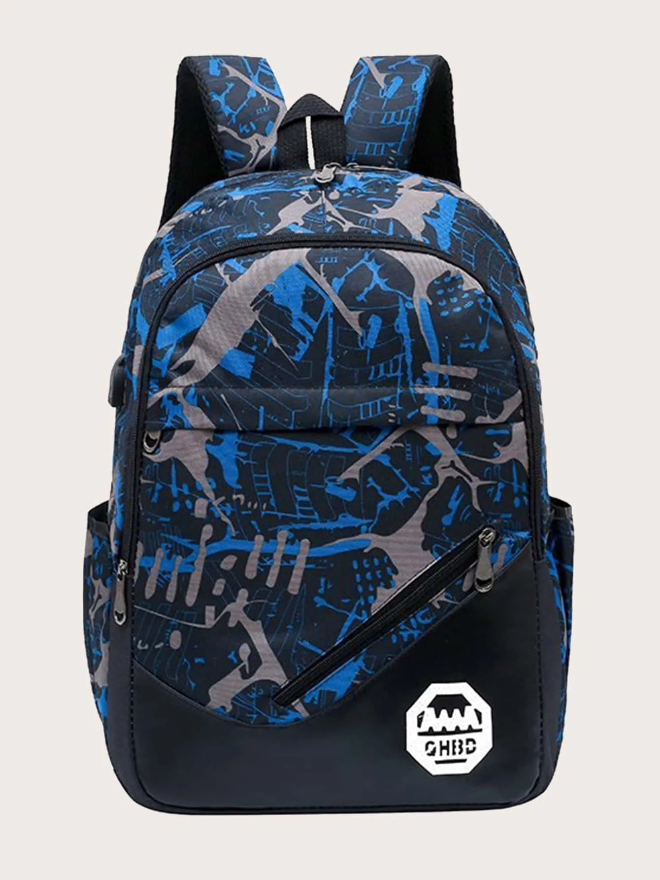 3pcs Graphic Backpack Set