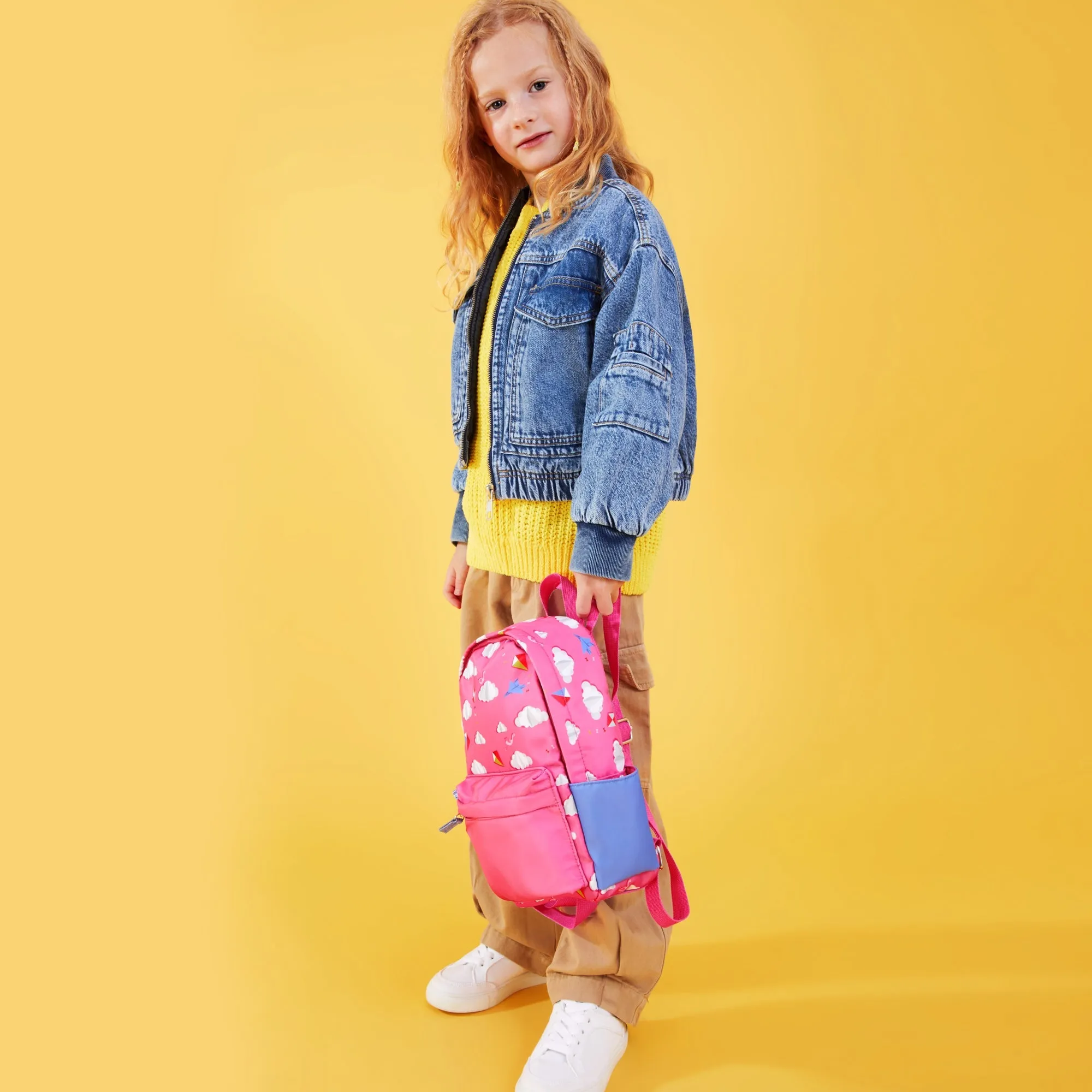 Accessorize London Girl's Cloud Print School Bag