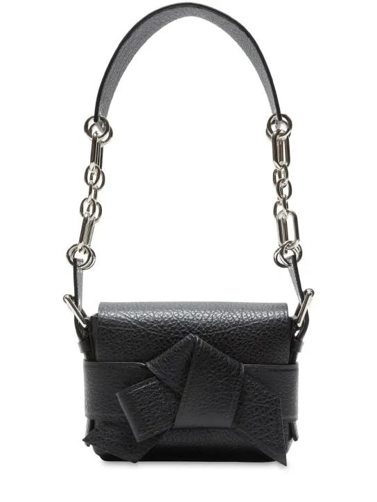 Acne Studios   Small Musubi Chain leather shoulder bag 