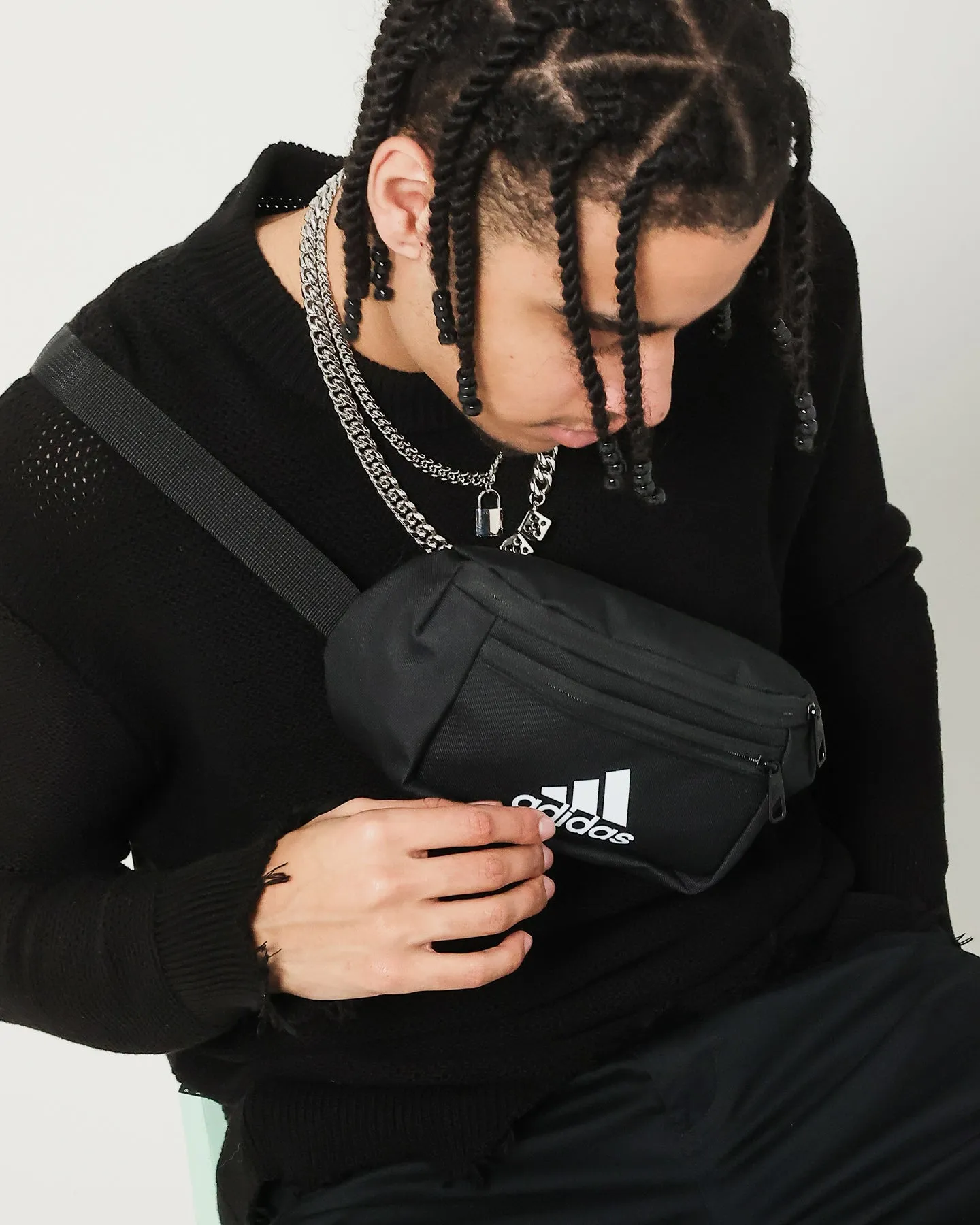 Adidas Classic Essential Waist Bag Black