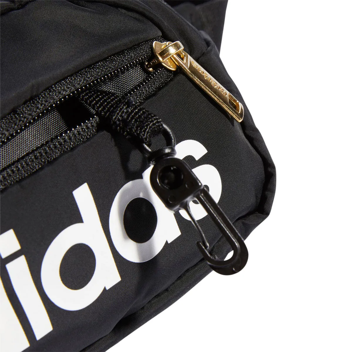 Adidas Core Waist Bag - Black/White/Gold Metallic