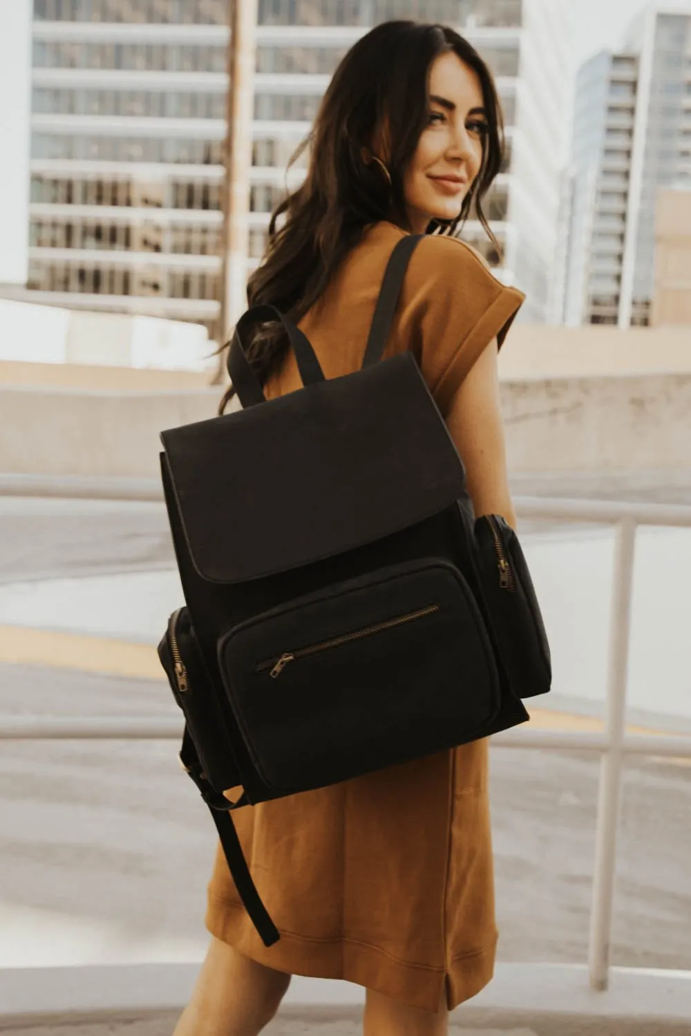 Alexa Utility Backpack in Black