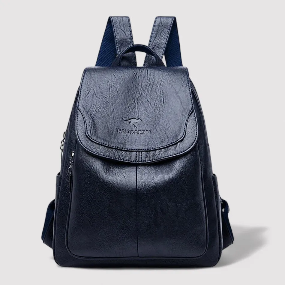 Ancien | Anti-Theft Leather Backpack