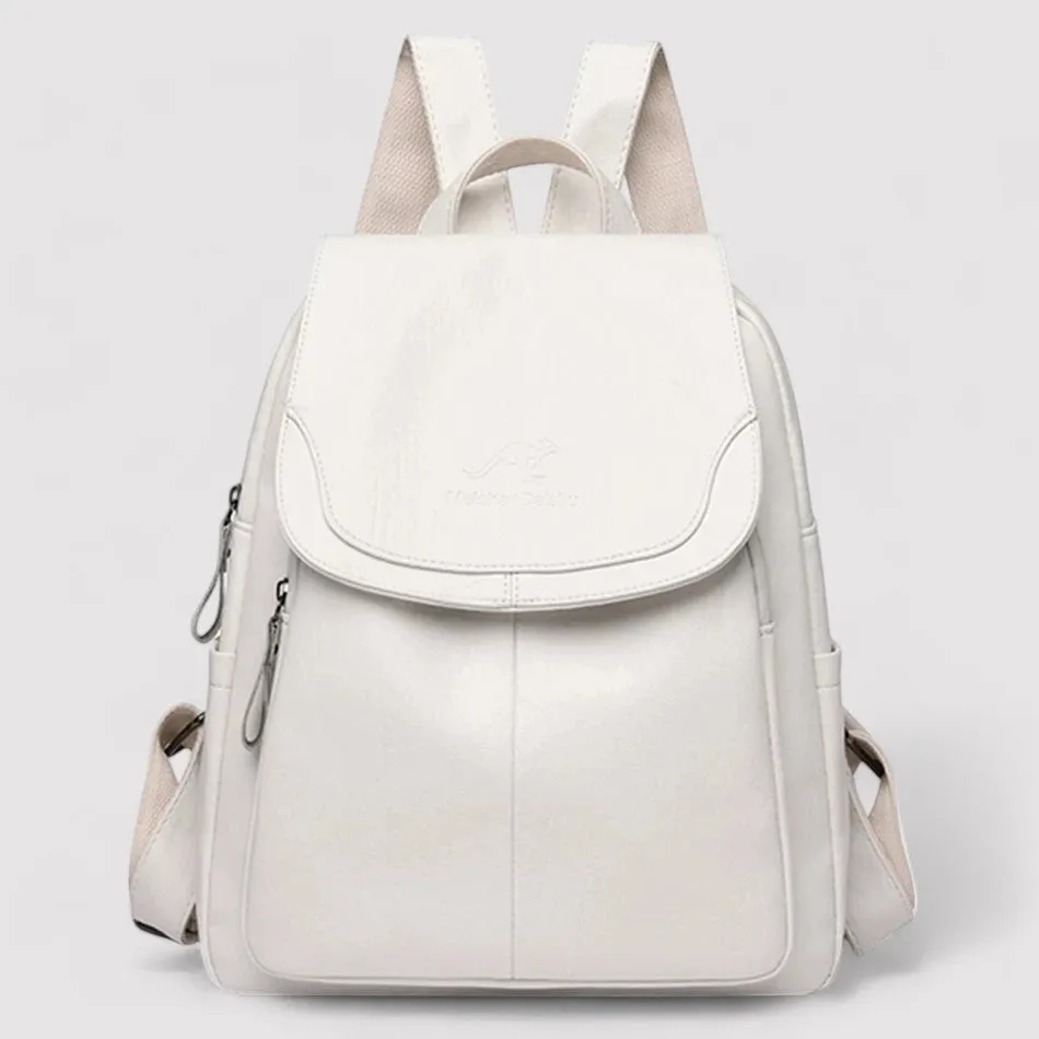 Ancien | Anti-Theft Leather Backpack