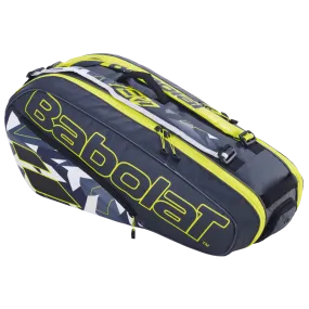 Babolat Pure Aero 2023 6-Pack Bag (Grey/Yellow)