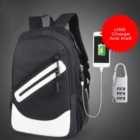 Backpack Anti Theft External USB Charging