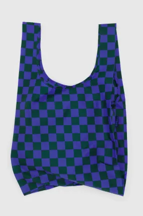 Baggu Standard Iris Green Check Reusable Bag