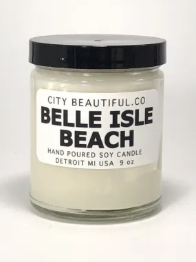 Belle Isle Beach - Hand Poured Soy Candle by City Beautiful . Co - 9oz.