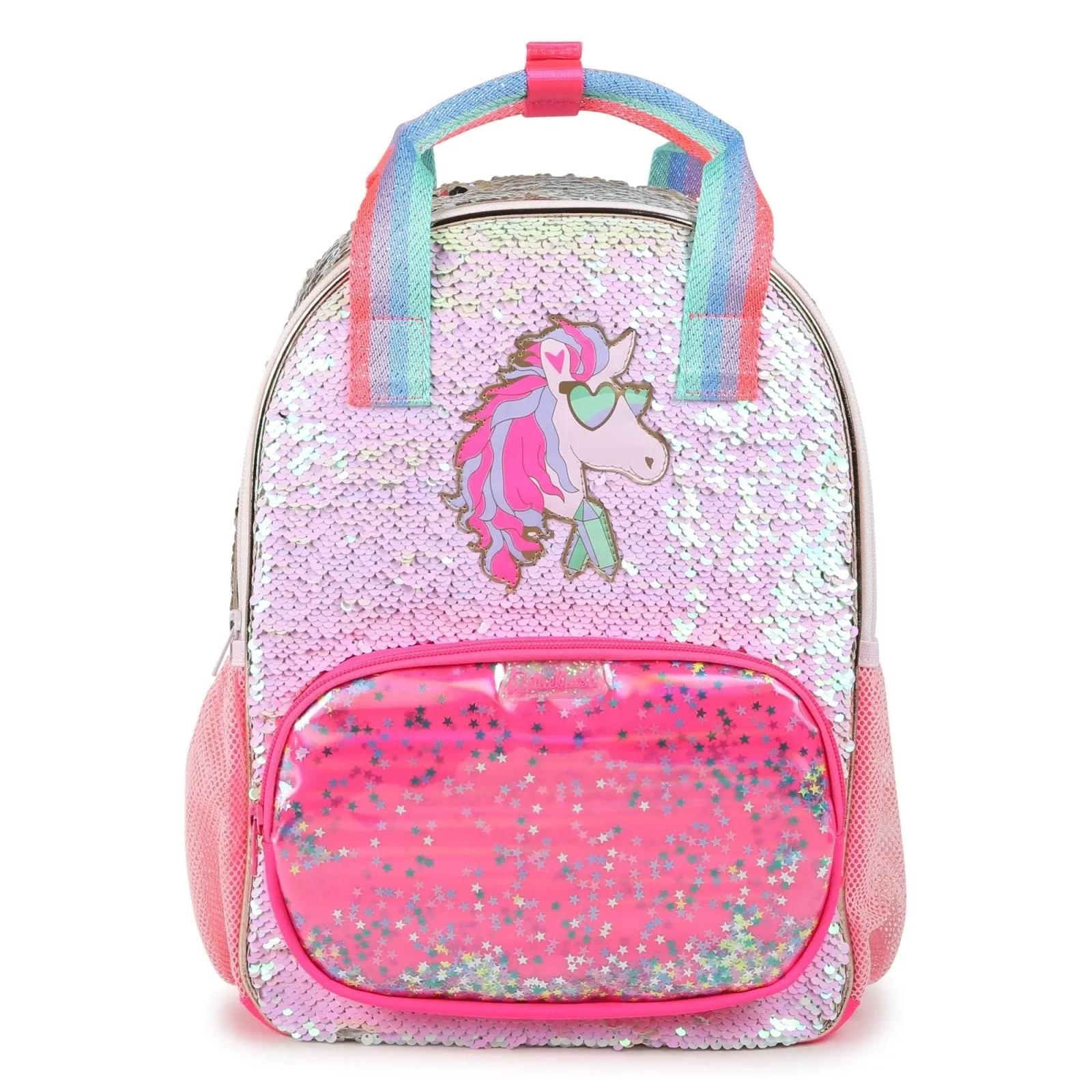 Billieblush Unicorn Backpack With Reversible Sequins