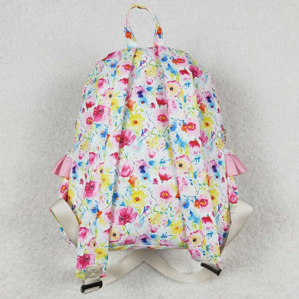 Boutique Kids Baby Girls Backpack Flower Bags BA0174