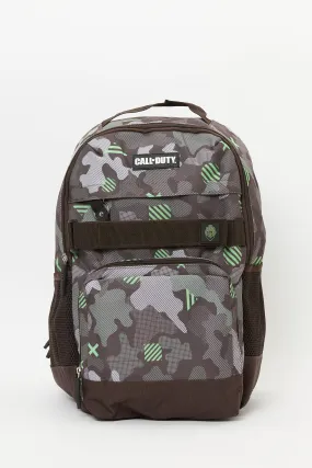 Boys Grey Call Of Duty Teens 18" Backpack