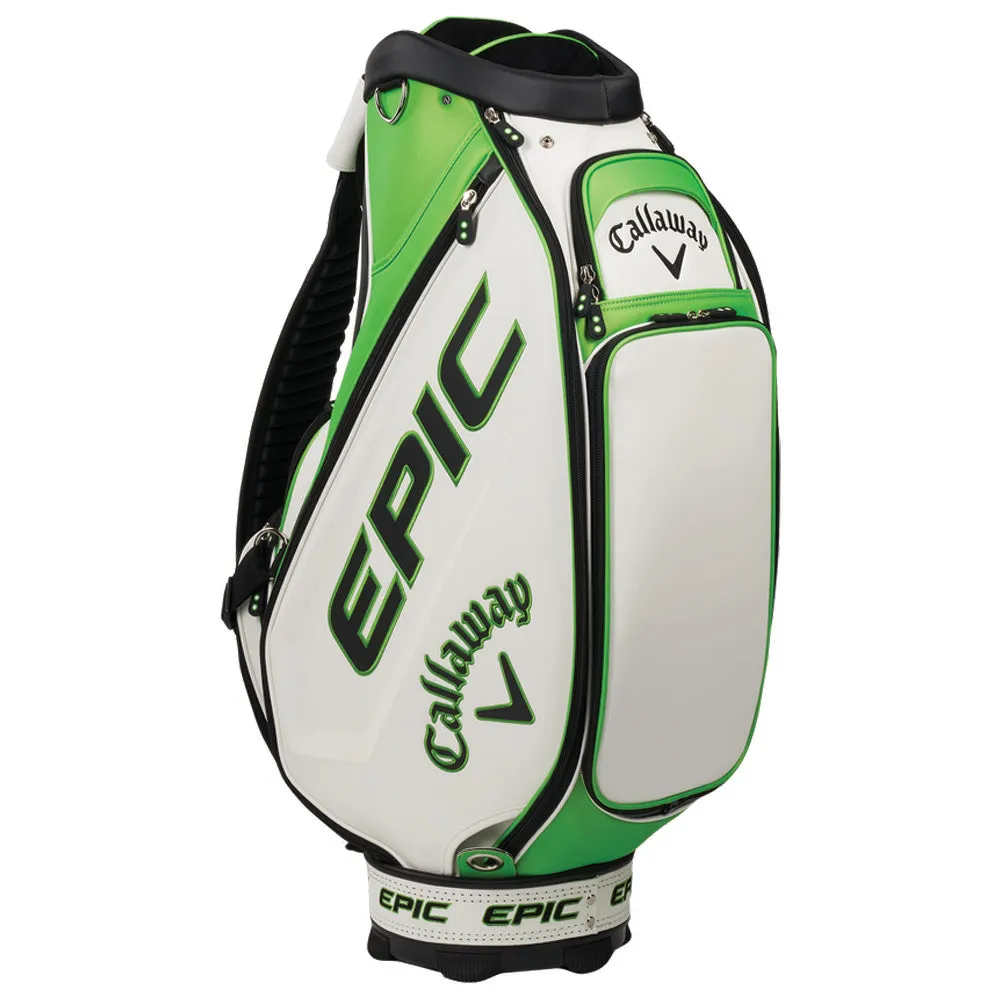 Callaway Epic Speed Tour Staff Bag  - White/Green/Black