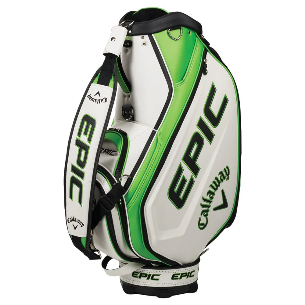 Callaway Epic Speed Tour Staff Bag  - White/Green/Black