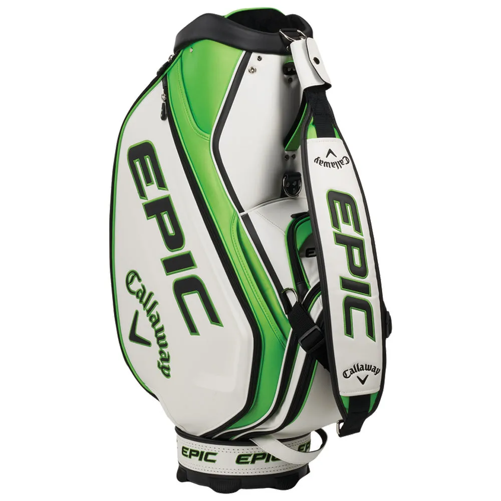 Callaway Epic Speed Tour Staff Bag  - White/Green/Black