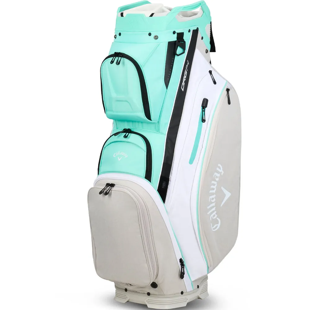 Callaway Org 14 Cart Bag - Aqua/White/Silver Heather