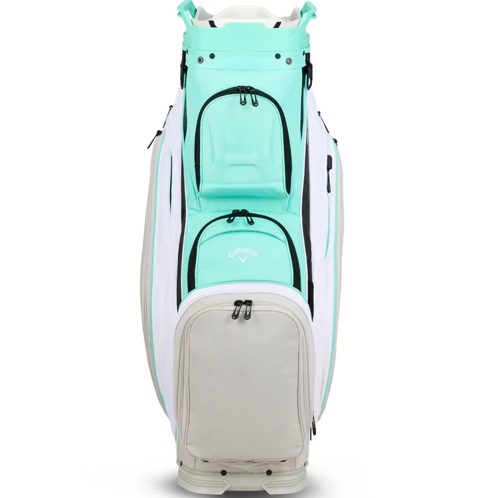 Callaway Org 14 Cart Bag - Aqua/White/Silver Heather