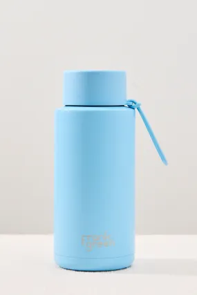 Ceramic Reusable Sky Blue 1ltr Bottle