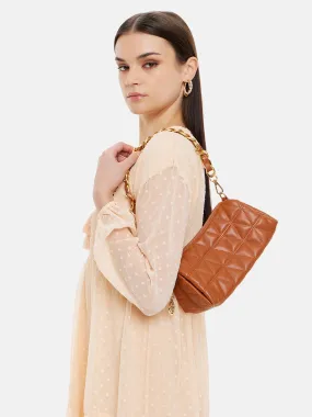 Chain Strap Quilted Shoulder Bag