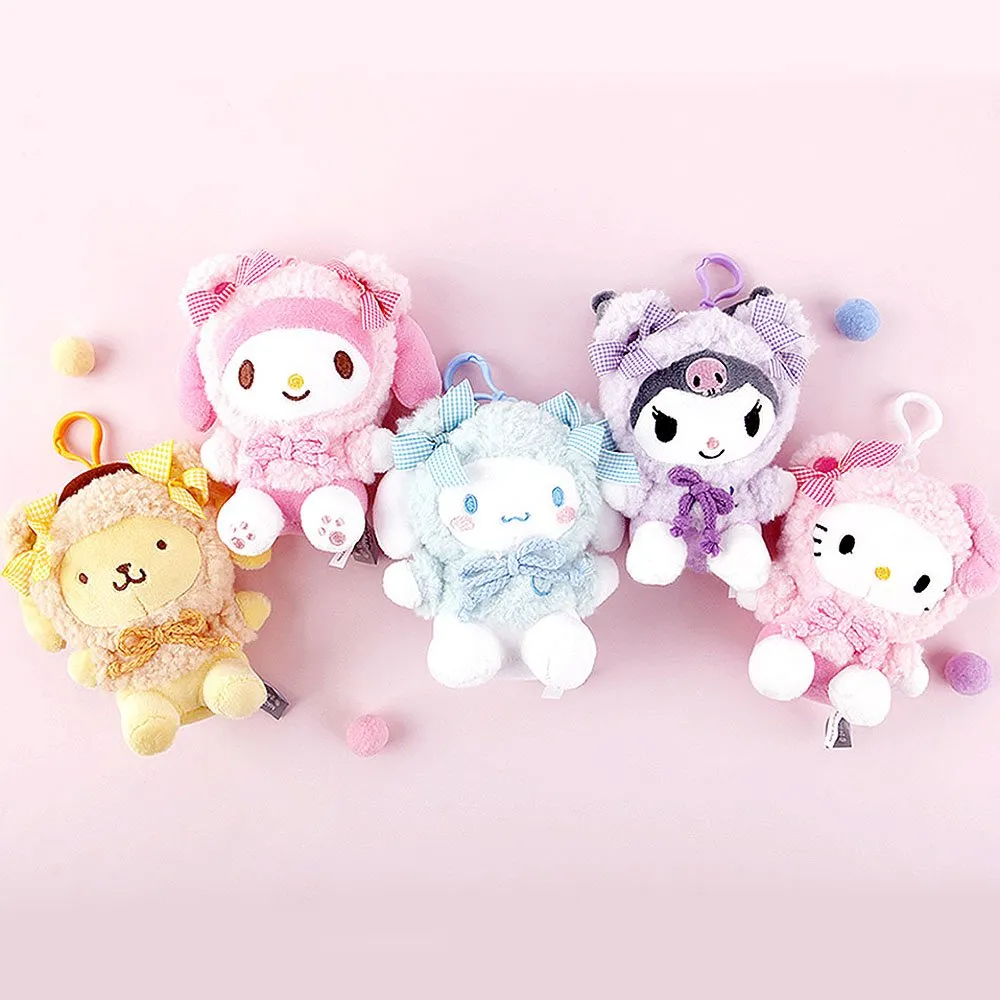 Cinnamoroll Fluffy Hoodie Clip-On Plush