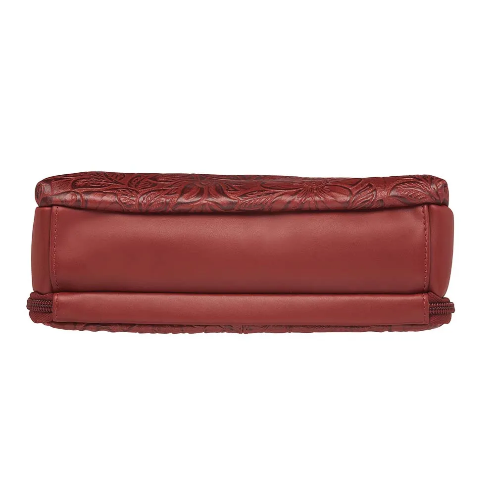 Clutch Purse, Debossed USA Cowhide