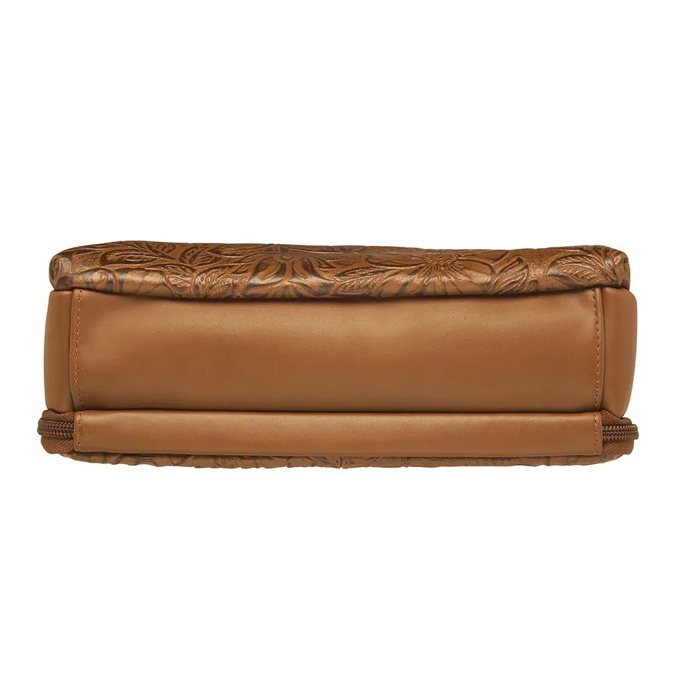 Clutch Purse, Debossed USA Cowhide