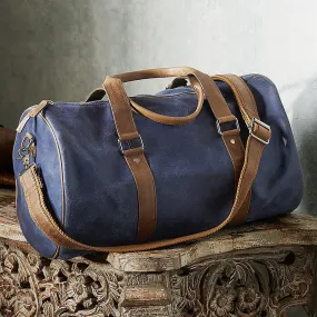 Crackle leather duffel bag #TT08