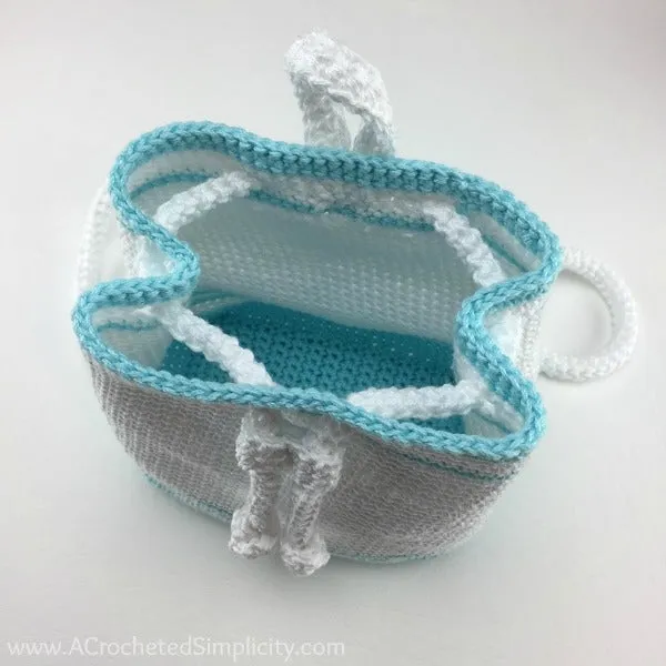 Crochet Kit - Drawstring Mini Backpack