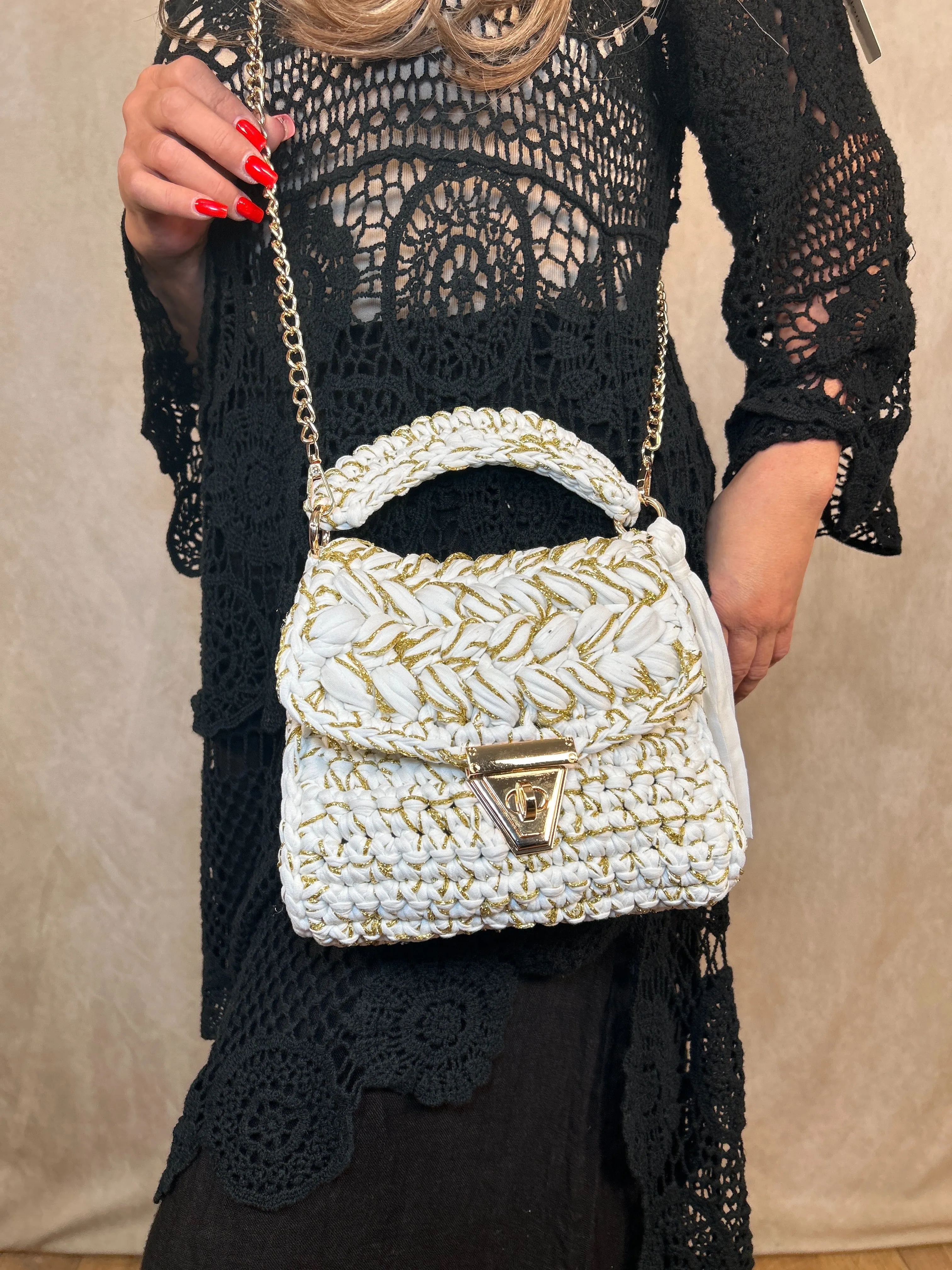 Crochet Square Bag