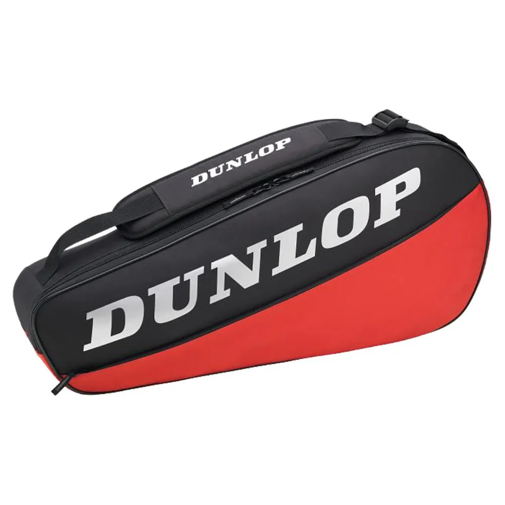 CX Club 3 Racquet Tennis Bag Black and Red