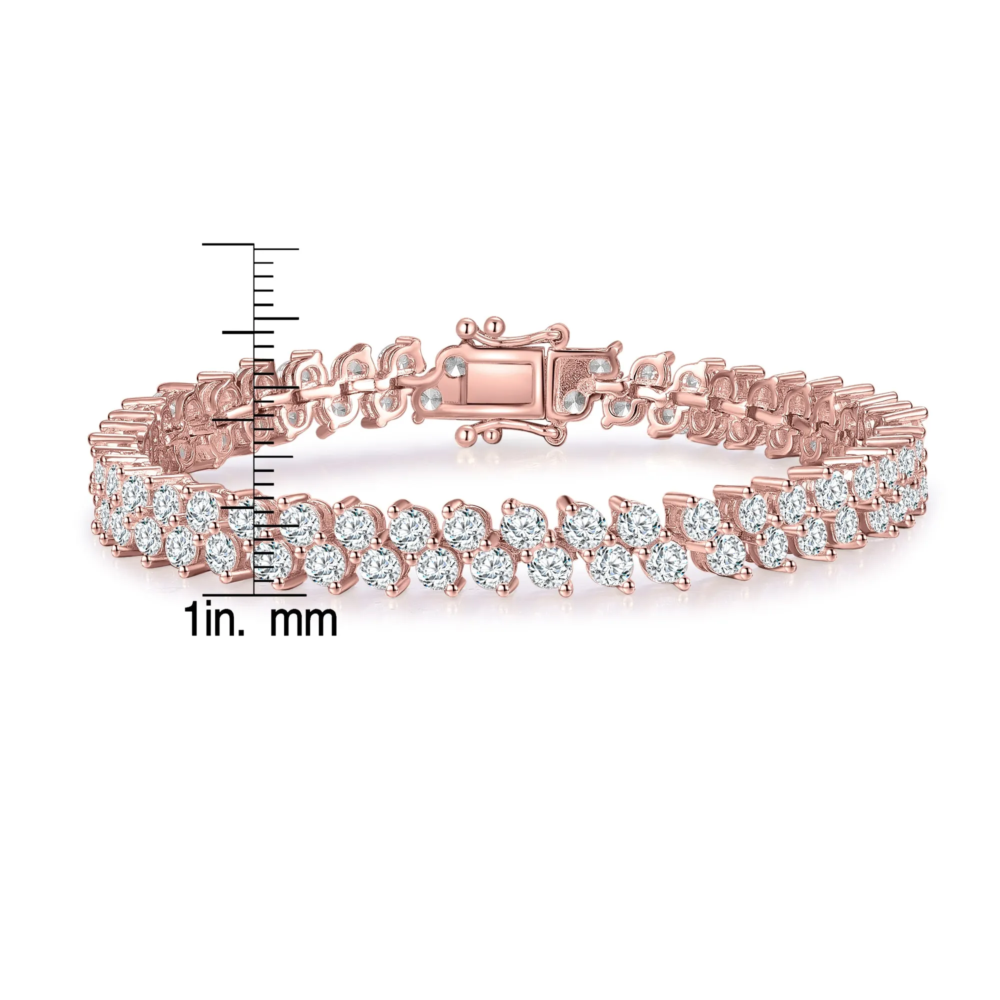 Déco  Icicle Double Row Tennis Bracelet