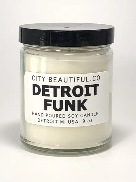 Detroit Funk - Hand Poured Soy Candle by City Beautiful . Co - 9oz.