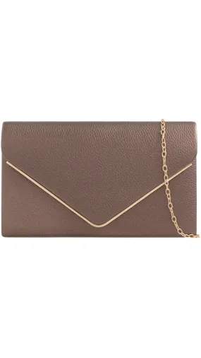 Donna Clutch- Pewter