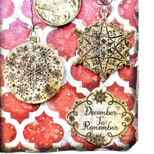 Elizabeth Craft Stencils 4/Pkg Journal 5