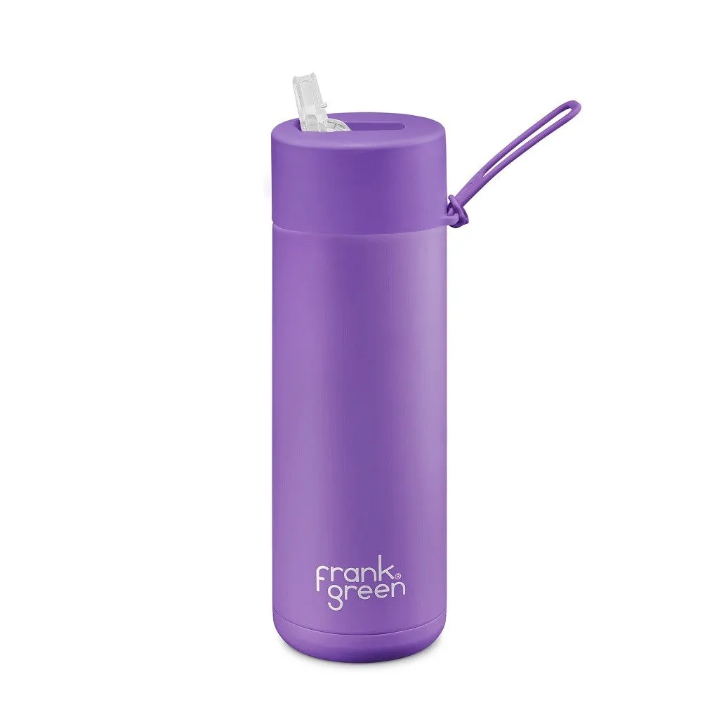 Frank Green Ceramic 20oz Straw Bottle - Cosmic Purple