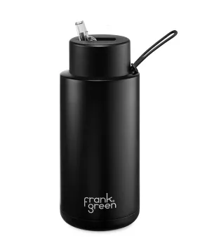 Frank Green Ceramic 34oz Straw Bottle - Midnight