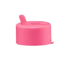 Frank Green Replacement Flip Straw Lid With Strap - Neon Pink