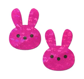 Glittery Pink Marshmallow Easter Bunny*