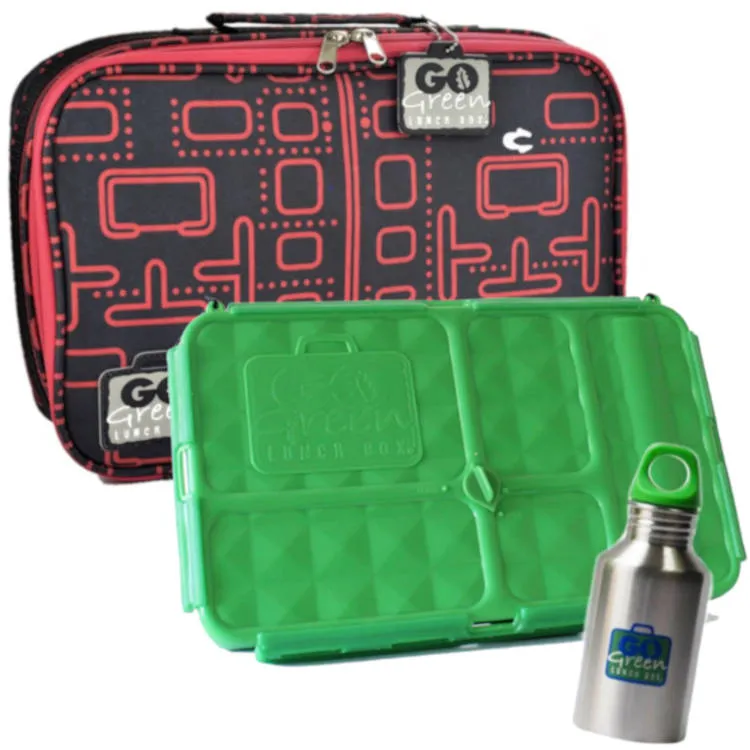 Go Green Lunch Box - Pacman with Green Box