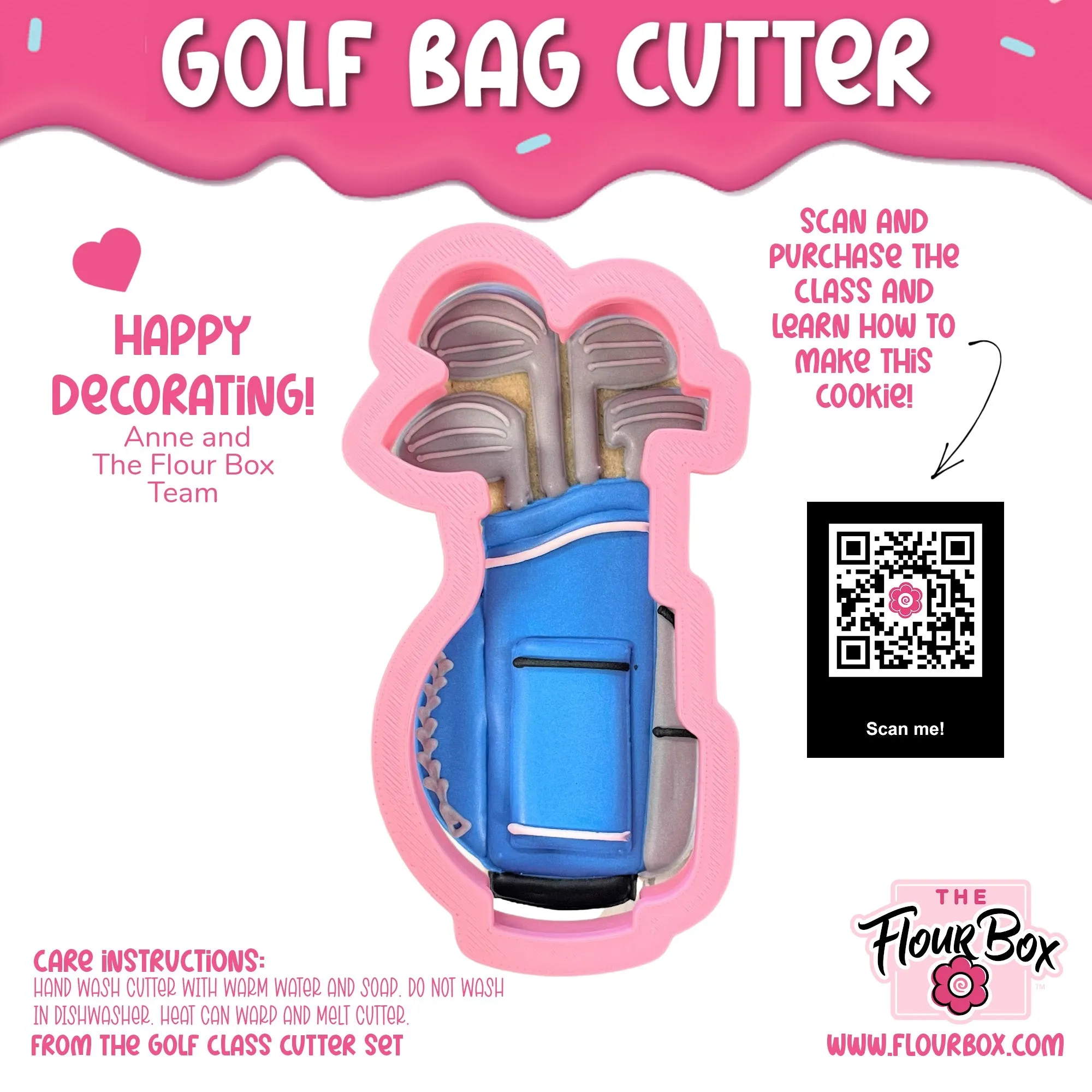 Golf Bag Cookie Cutter