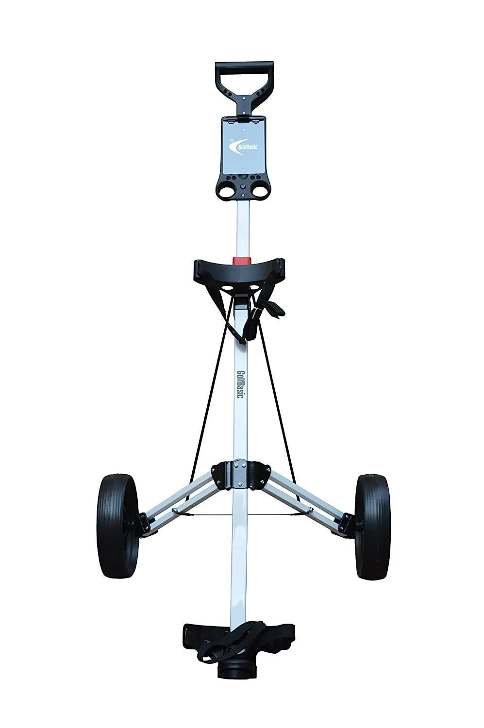 GolfBasic Vintage Aluminium 2 Wheel Trolley