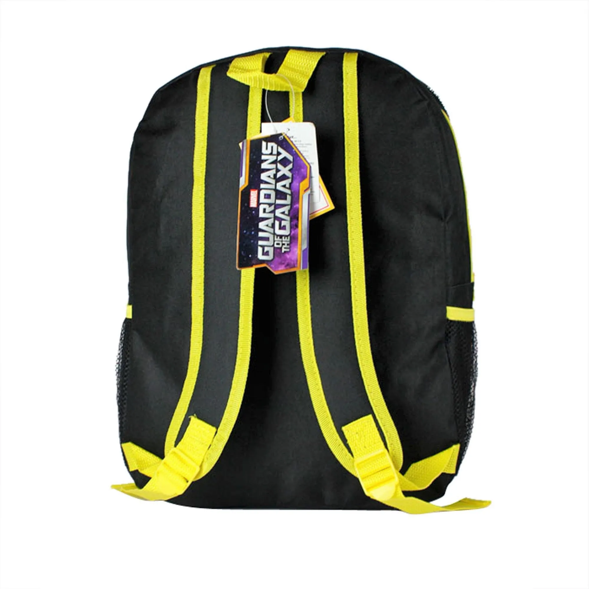 Guardians of the Galaxy Backpack Large 16 inch with Lunch Bag Yellow