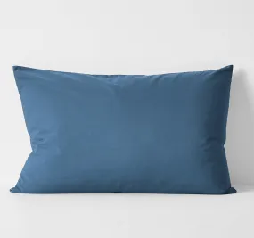 Halo Organic Cotton Standard Pillowcase Bijou Blue