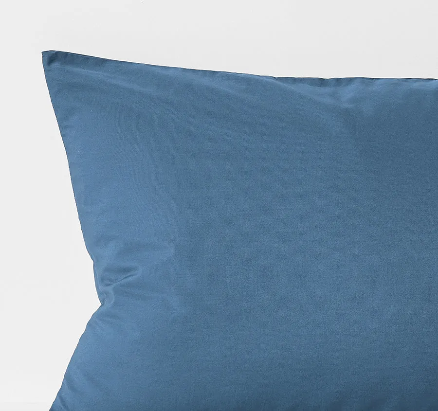 Halo Organic Cotton Standard Pillowcase Bijou Blue