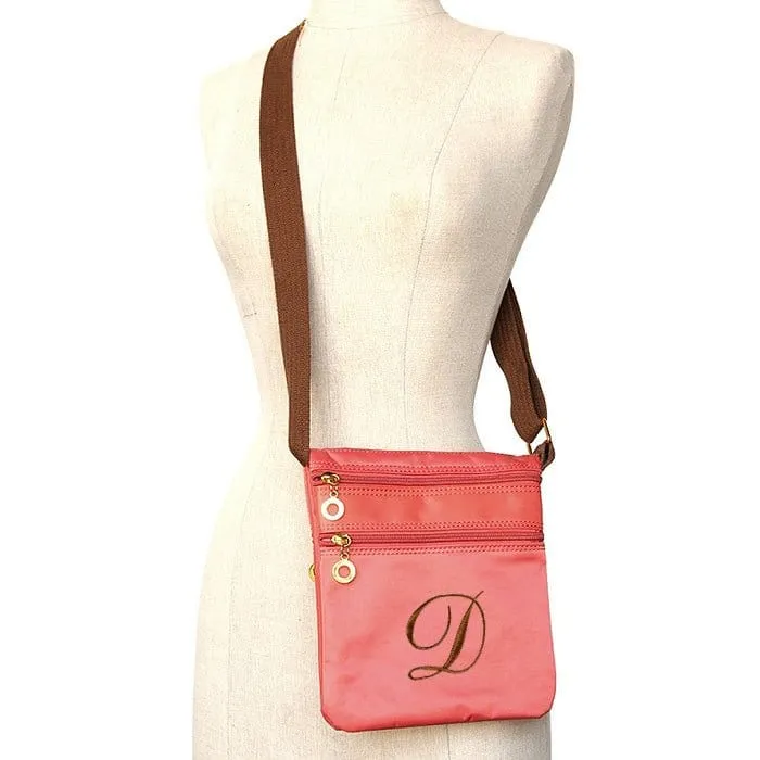 HD1851 Monogrammable Nylon Fabric Crossbody Bag