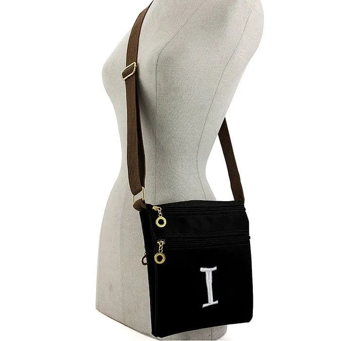 HD1851 Monogrammable Nylon Fabric Crossbody Bag